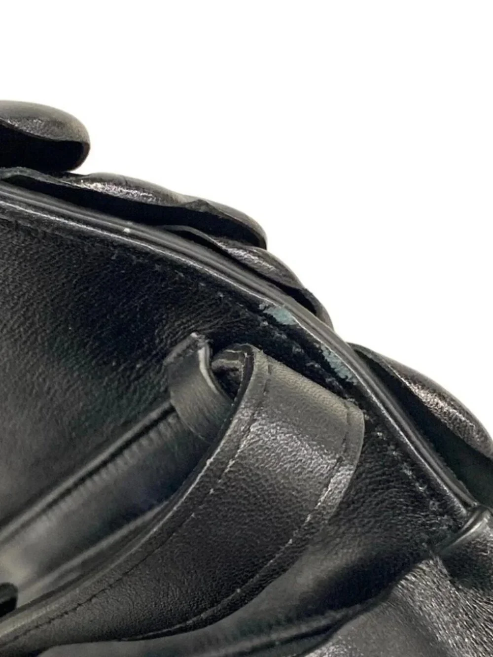 VALENTINOGARAVANI Atelier Bag 03 Rose Edition Black Leather Shoulder Bag